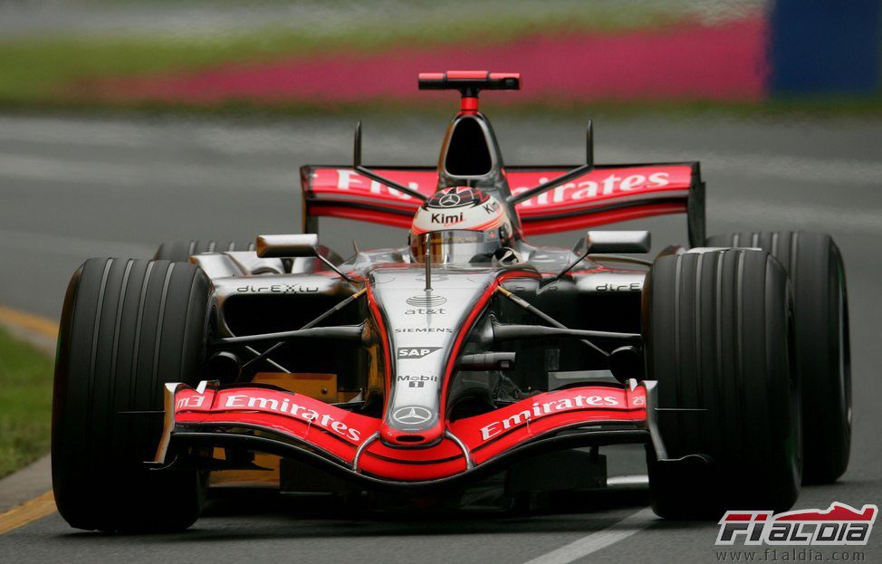 Kimi Räikkönen con el MP4-21 en el GP de Australia 2006