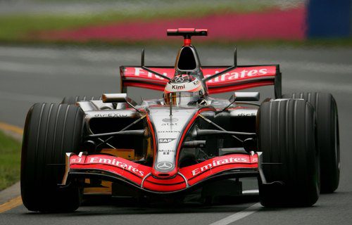 Kimi Räikkönen con el MP4-21 en el GP de Australia 2006