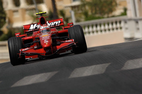 Kimi Räikkönen en el GP de Mónaco 2007