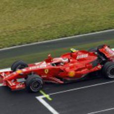 Kimi Räikkönen en el GP de Francia 2007