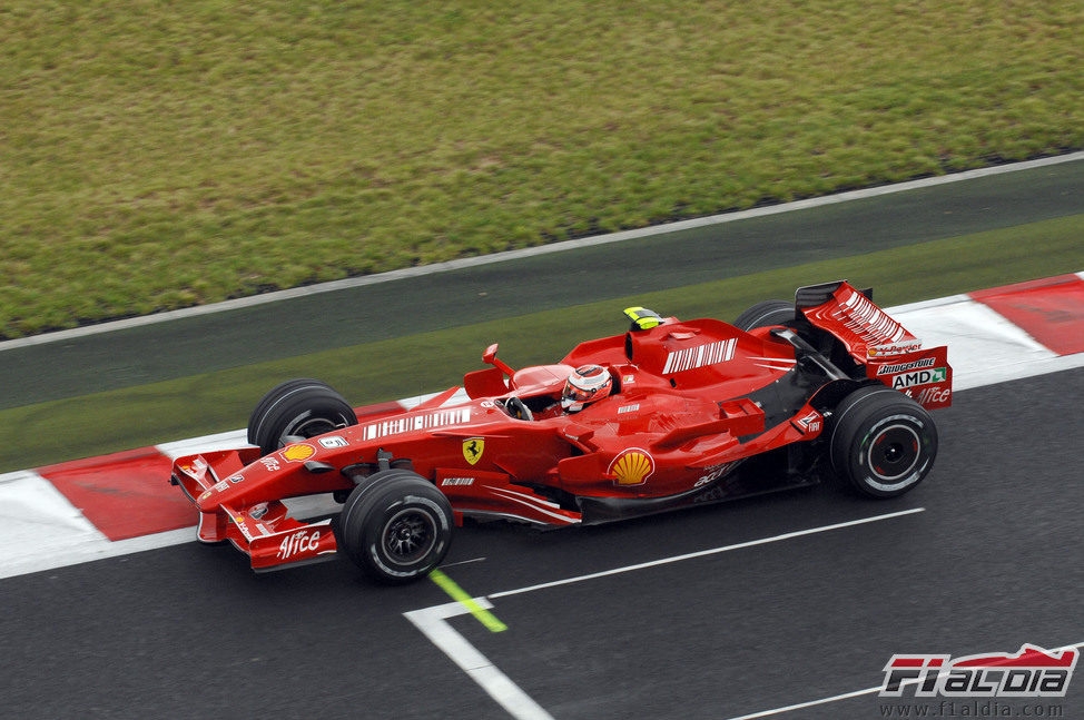 Kimi Räikkönen en el GP de Francia 2007