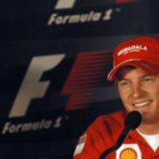 Kimi Räikkönen llega al GP de Brasil 2007