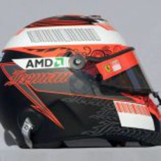 El casco de Kimi Räikkönen para 2008