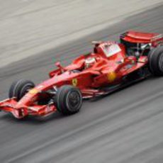 Kimi Räikkönen en el GP de Malasia 2008