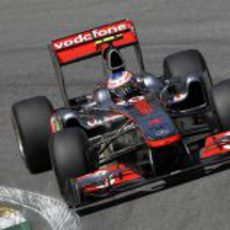 Jenson Button en los libres del GP de Brasil 2011