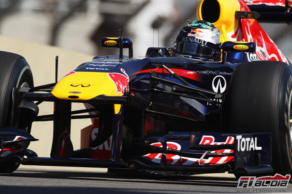 Sebastian Vettel en los libres del GP de Brasil 2011