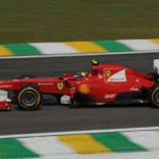 Felipe Massa en la clasificación del GP de Brasil 2011