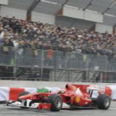 Giancarlo Fisichella en el Motorshow de Bolonia 2011