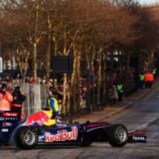 Salen a pista los dos Red Bull en Milton Keynes