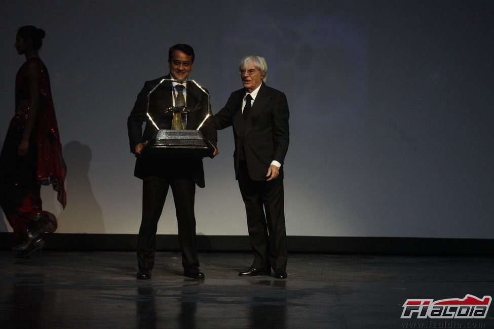 Bernie Ecclestone en la Gala de la FIA 2011