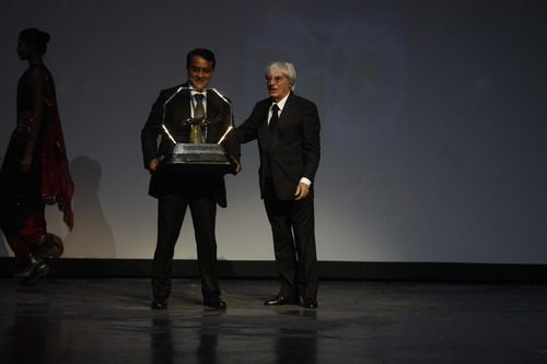 Bernie Ecclestone en la Gala de la FIA 2011