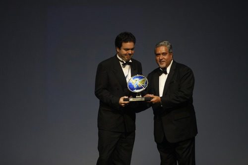 Vijay Mallya en la Gala de la FIA 2011