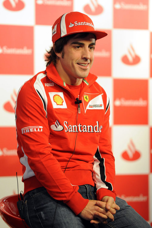 Rueda de prensa de Fernando Alonso en Madrid