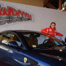 Felipe Massa en el 'Wrooom 2012'