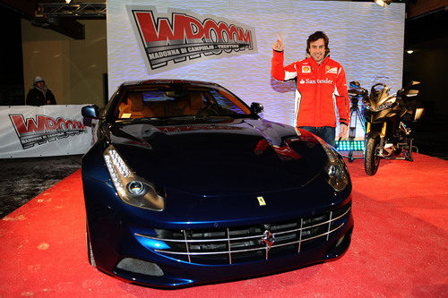 Fernando Alonso en el 'Wrooom 2012'