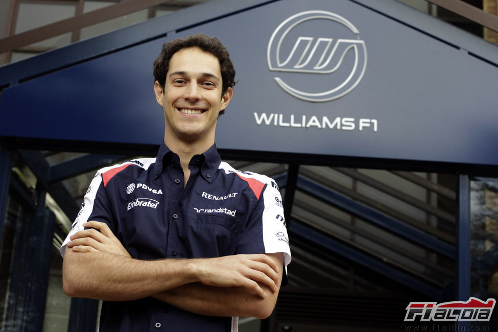 Senna sonríe tras su fichaje por Williams para 2012