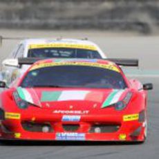 Exhibición de Marc Gené con Ferrari en Doha, Catar