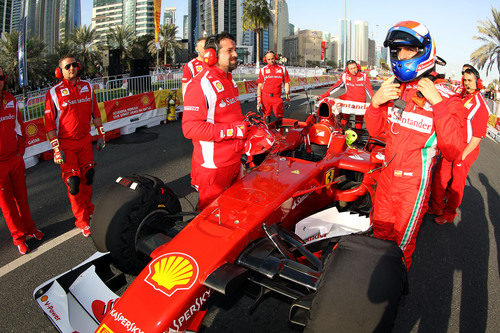 Marc Gené se prepara para subirse al F2008