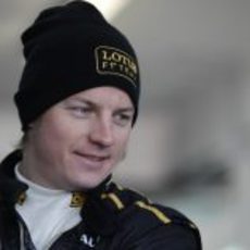 Kimi Räikkönen, feliz en su test con Lotus