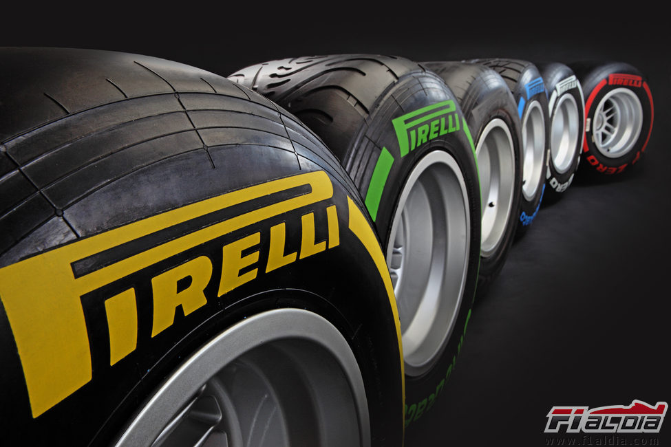 Los nuevos neumáticos Pirelli para 2012