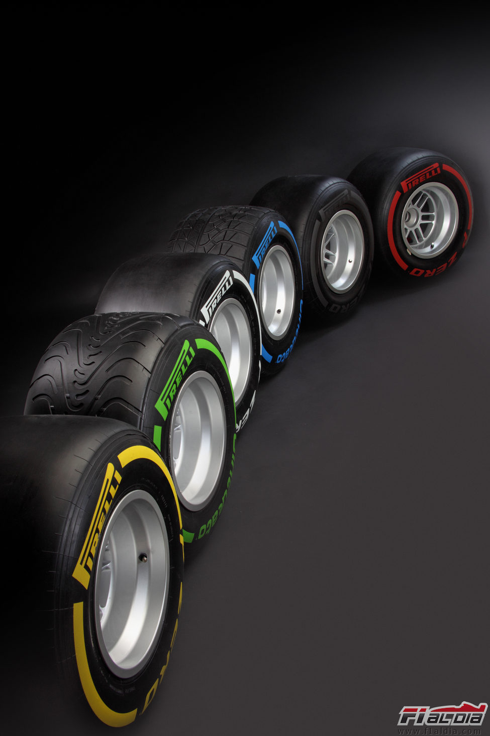 Gama de neumáticos Pirelli de F1 para 2012