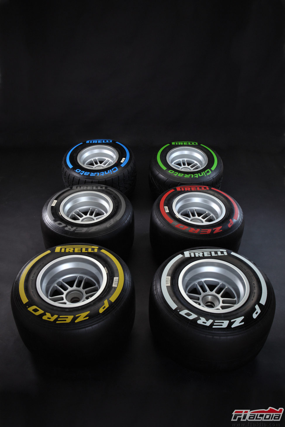 Los nuevos neumáticos para la Fórmula 1 de 2012