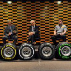 Rueda de prensa de Pirelli en Abu Dabi