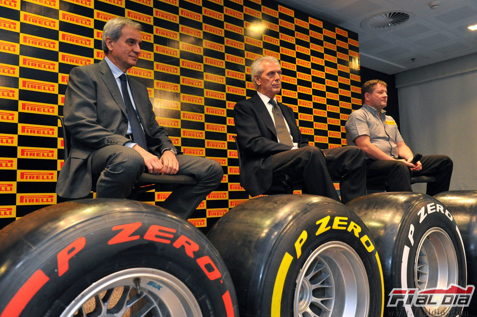 Presentación de los Pirelli F1 2012