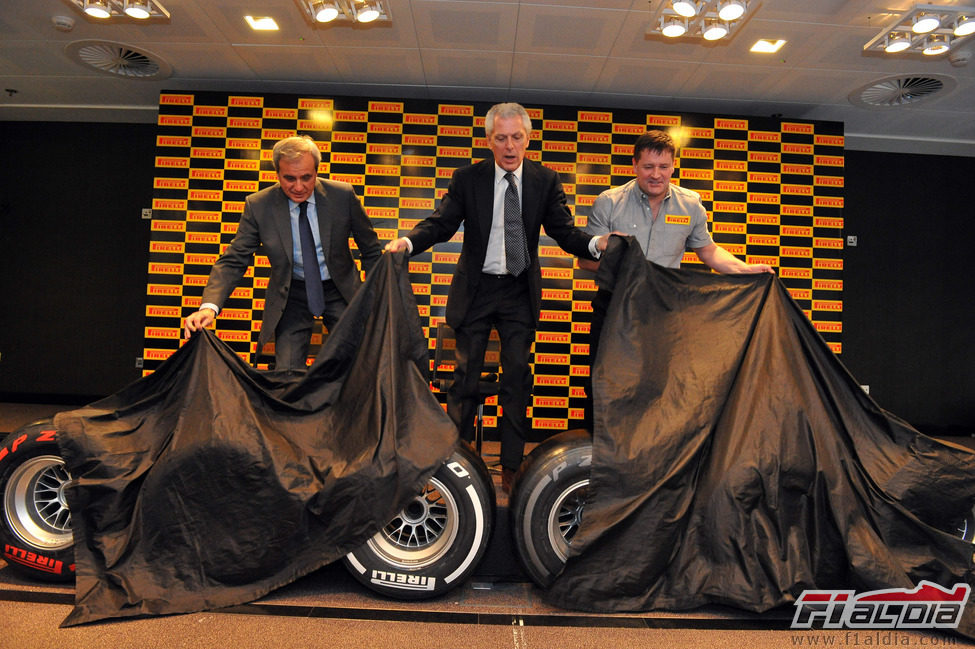 Descubriendo los nuevos Pirelli de 2012