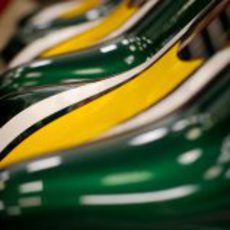 Plano cercano del nuevo Caterham CT01