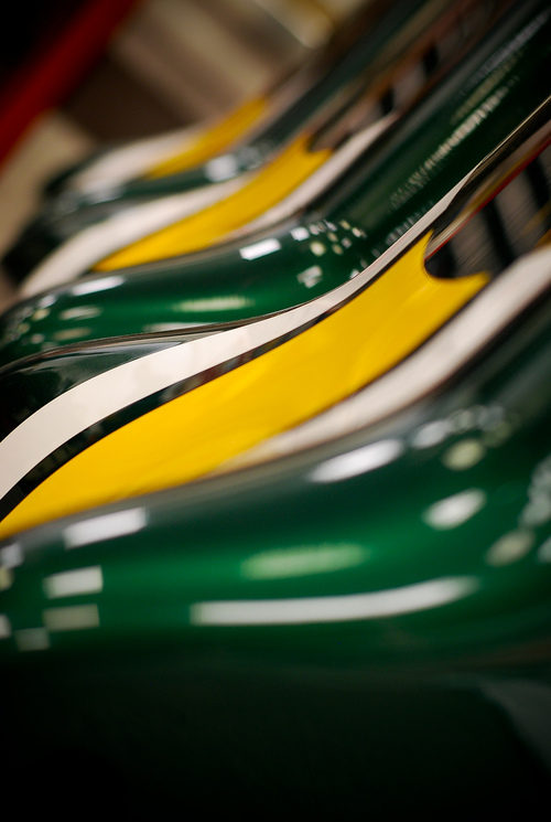 Plano cercano del nuevo Caterham CT01