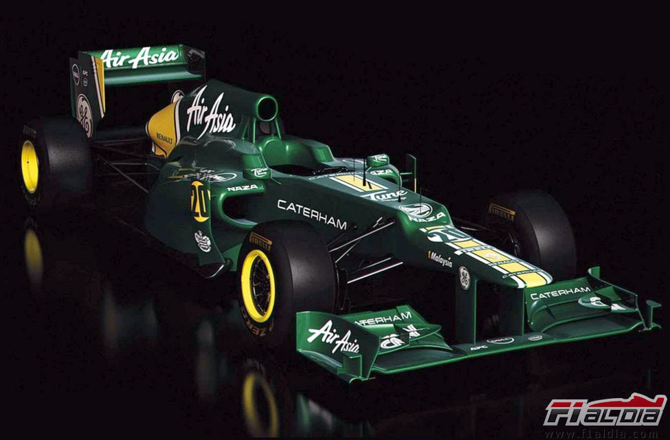 Caterham CT01, el coche de 2012