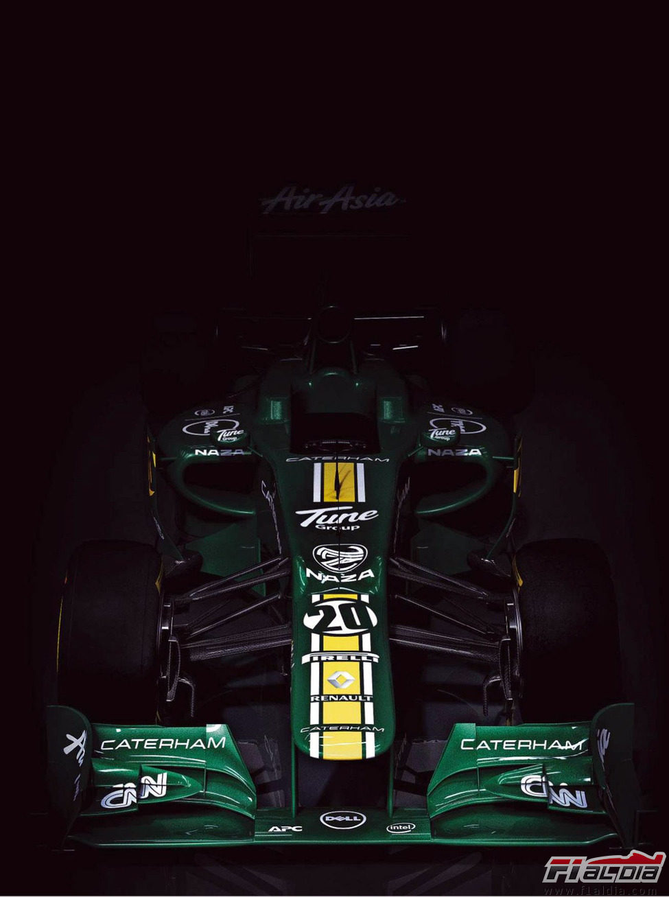 Caterham CT01, vista frontal