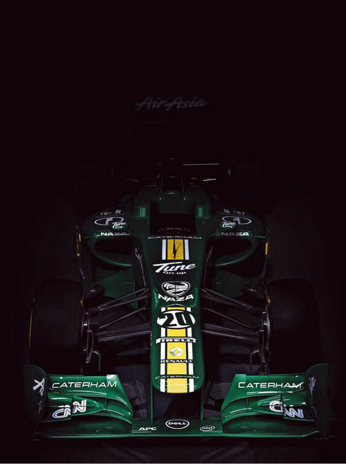 Caterham CT01, vista frontal