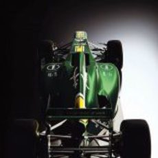 Caterham CT01, vista posterior