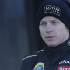 Kimi Räikkönen en Valencia con Lotus