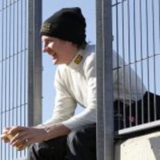 Räikkönen sonríe en Cheste