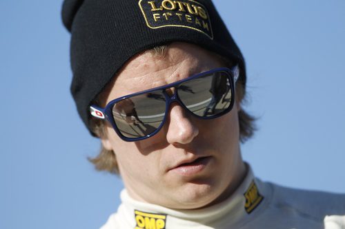 Kimi Räikkönen en el Circuito de Cheste