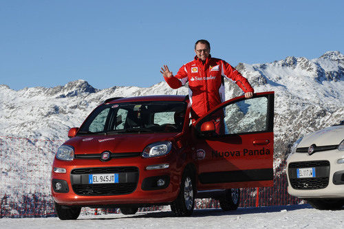 Stefano Domenicali con FIAT en el 'Wrooom' 2012