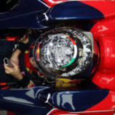 El casco de Vettel