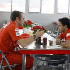 Domenicali y Massa