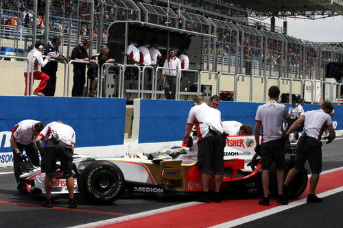 Los ingenieros de Force India