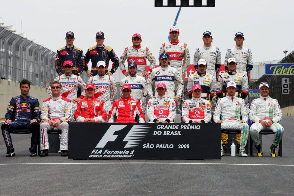 Los pilotos del campeonato de 2008