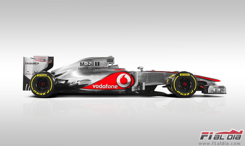 McLaren MP4-27, vista lateral