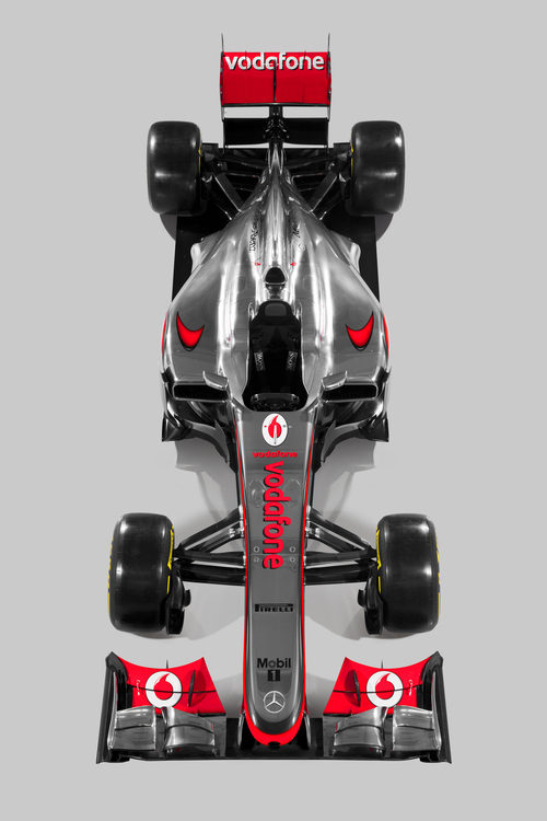 McLaren MP4-27, vista superior