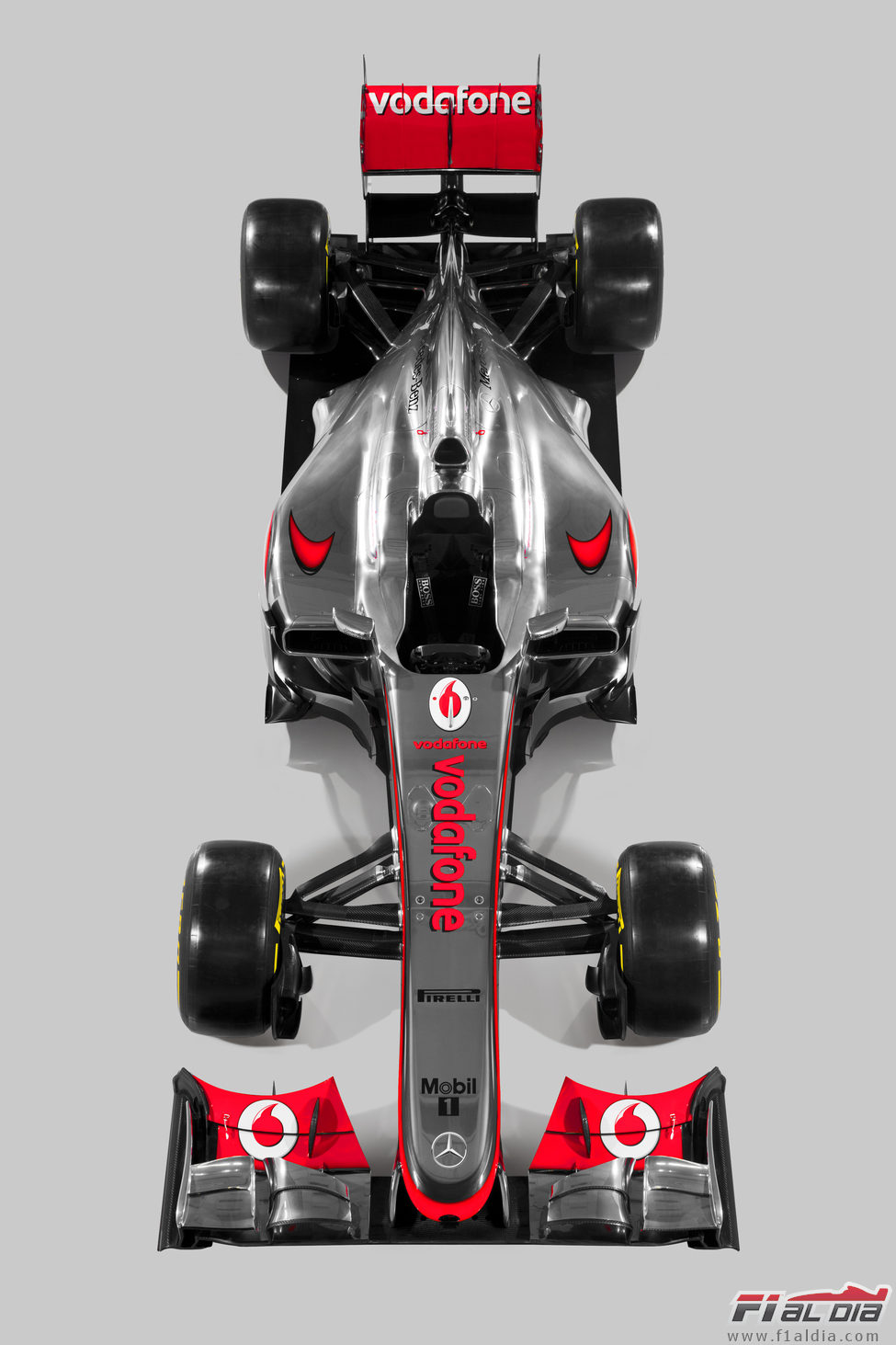 McLaren MP4-27, vista superior