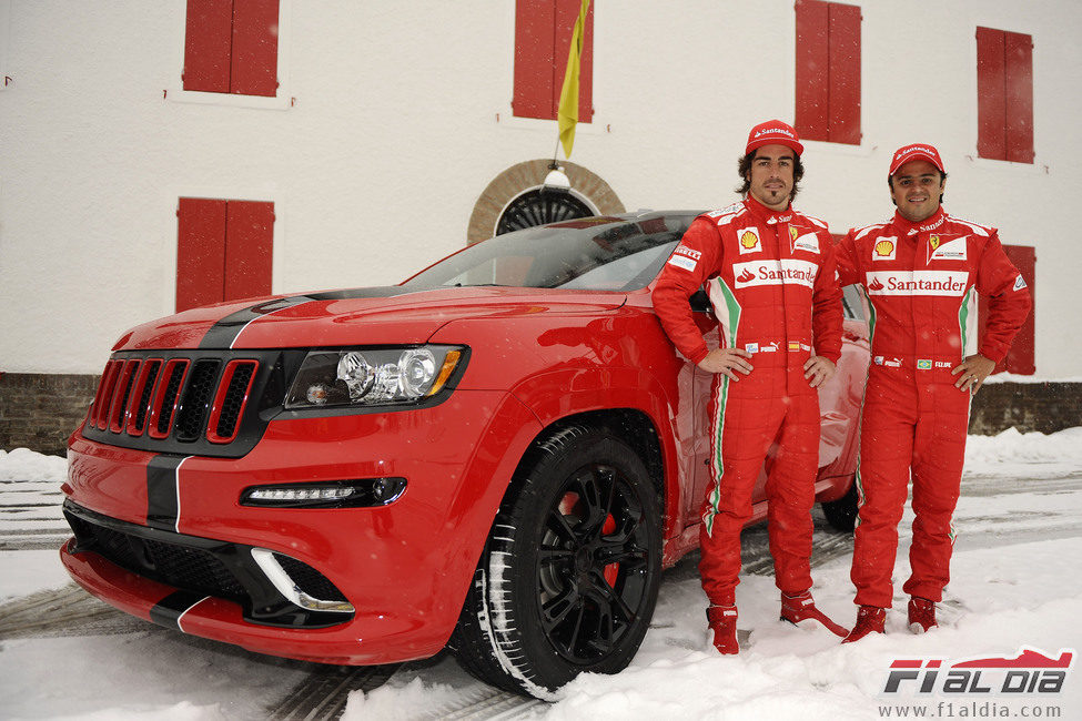 Nuevo Jeep Grand Cherokee SRT8 para Fernando Alonso y Felipe Massa