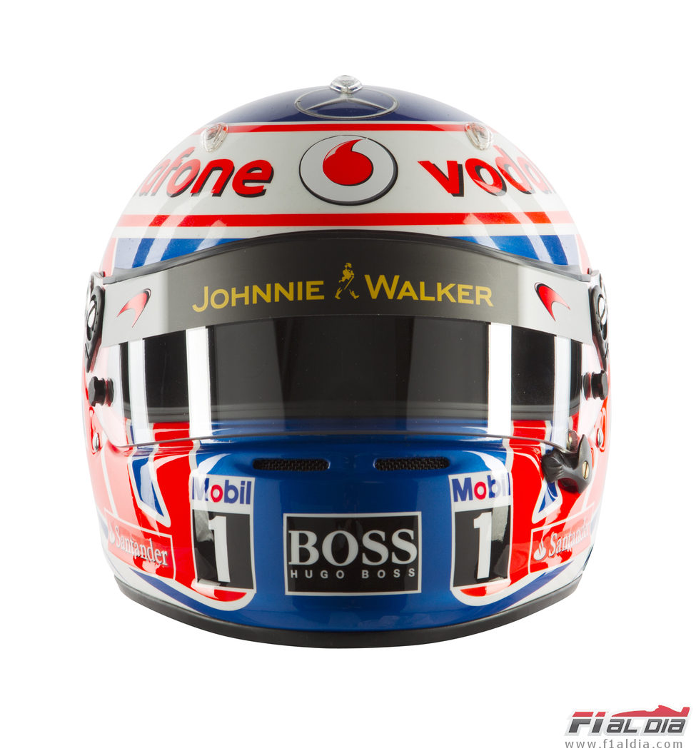 Casco de Jenson Button para 2012
