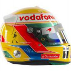 Casco de Lewis Hamilton para 2012 (lateral)