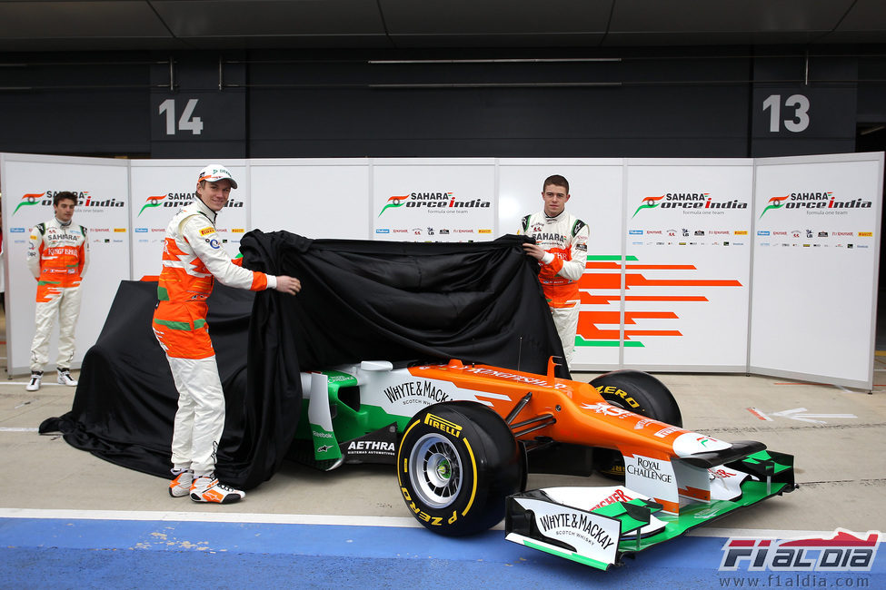 Nico Hülkenberg y Paul di Resta desvelan el Force India VJM05